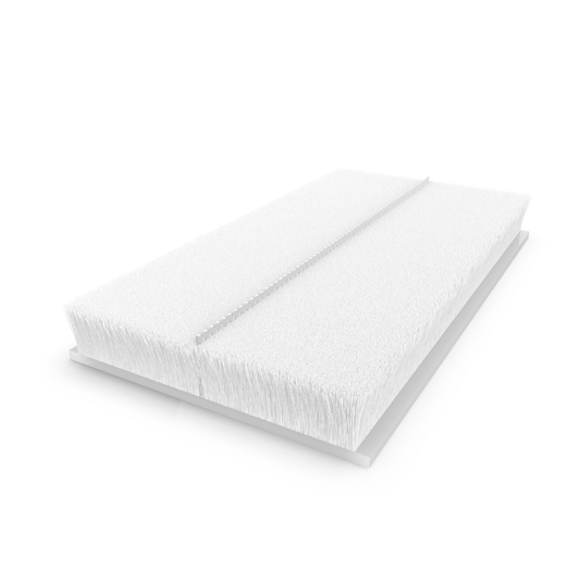 Dust-plug ProTek adhesive back  QFS 1 L:24mm .200" 46mm white (box-1000pcs)