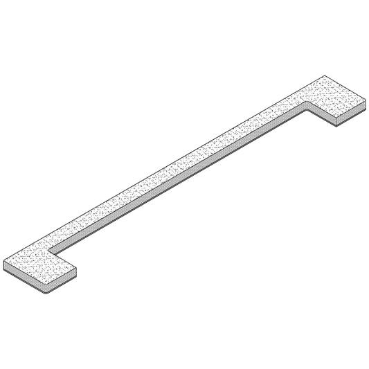 Dust-plug ProTek adhesive back custom Airplug XL, NF .250" 35mm x 267mm, white (box-250pcs)
