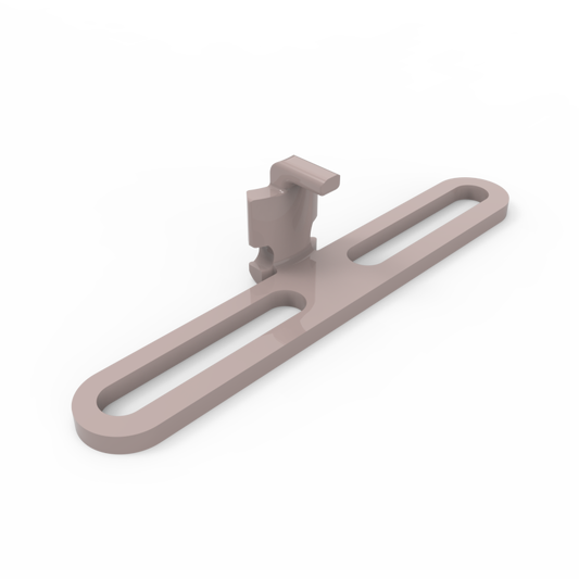 Gâche pour barrure auvent sp 18mm peinturée (bte-100pcs)