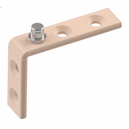 Équerre de coin pour opérateur ACME ambidextre «snap-on»(bte-500pcs)