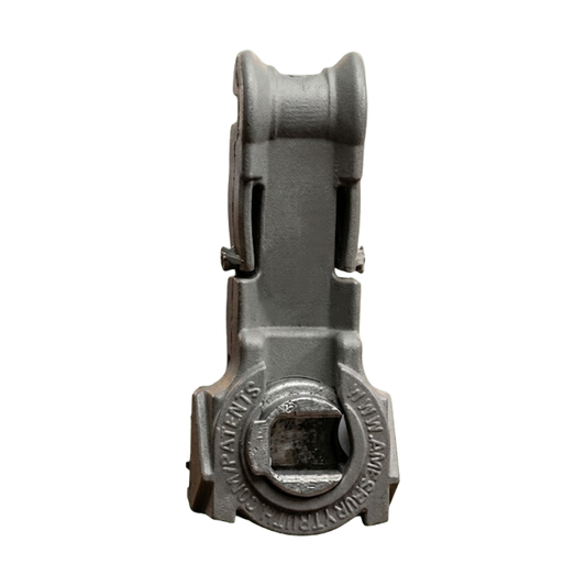 Inverted balance T-loc brake shoe