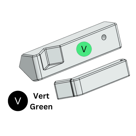 Evolu handle / cover (green dot) blue-white -78(box-10pcs)