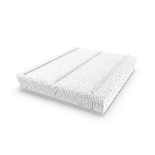 Dust-plug ProTek adhesive back  QFS 3 L:25mm .150" 30mm white (box-500pcs)