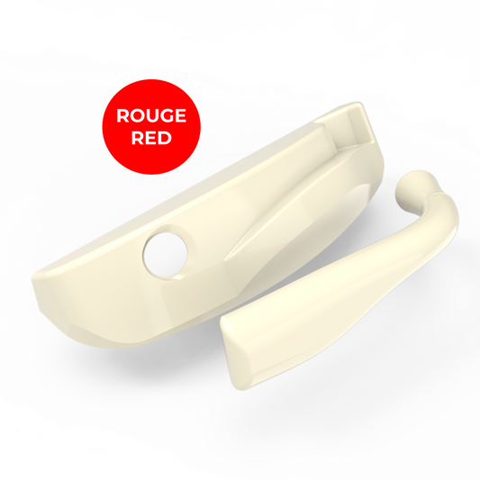 Decore handle/cover RH Dual/LH Dyad euro-white (box-10pcs)